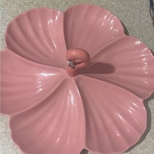 Tommy Bahama Pink Flamingo Leaf Tray